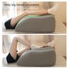 Durable Inflatable Pillow Trapezoidal Flocking Lift Leg Pillow Environmentally Friendly Portable Pillow Relieves Fatigue