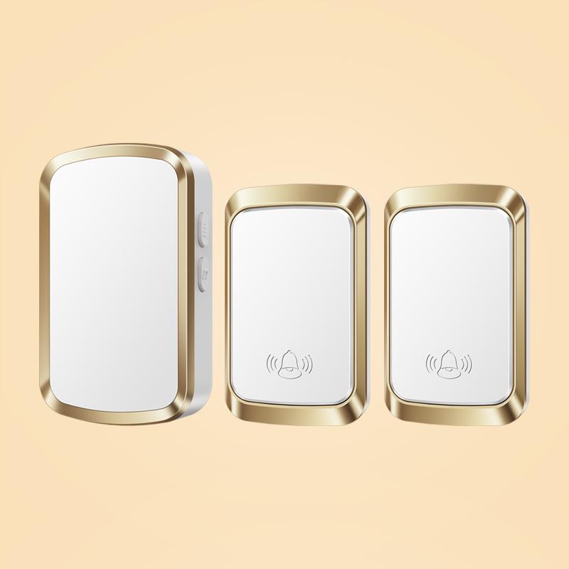 Self-Powered Wireless Waterproof Doorbell with Long-Range Remote for Home & Elderly
