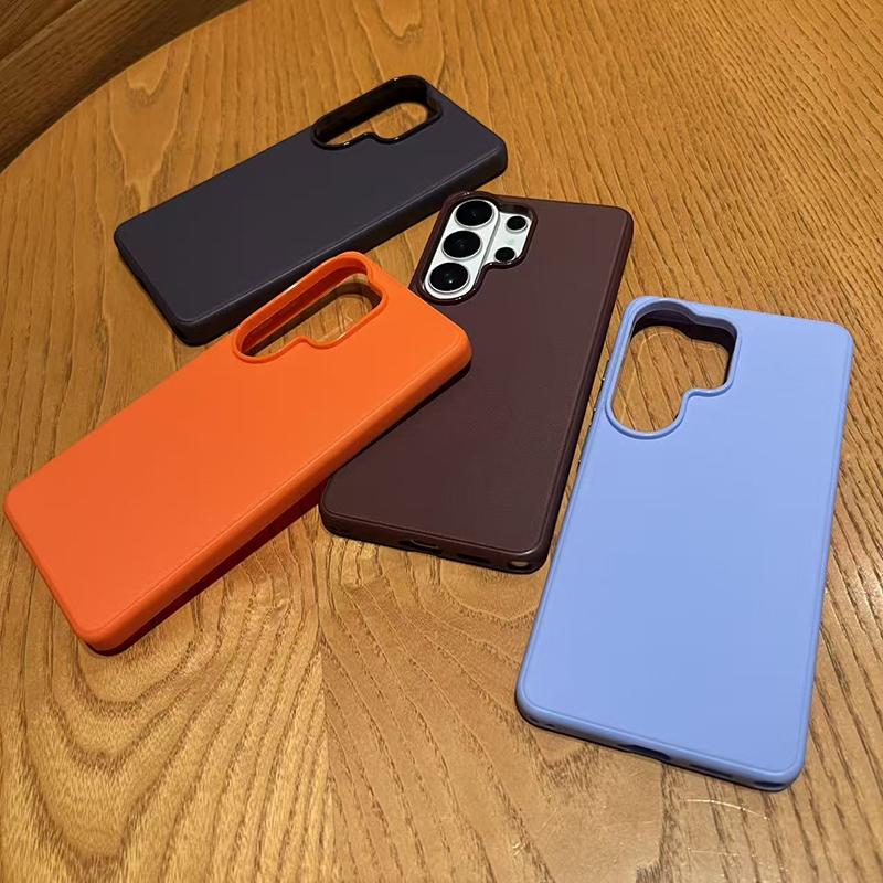 Soft Matte Texture Phone Case For Samsung Galaxy S26 S25 S24 S23 Ultra Protective Back Cover Slim Fit Anti-slip Mobile Shell