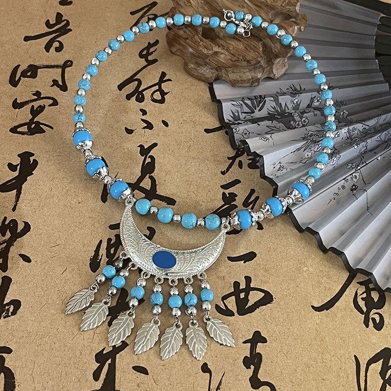 Bohemian Princess Tassel Forehead Pendant - Exotic Ethnic Style Hair Accessory