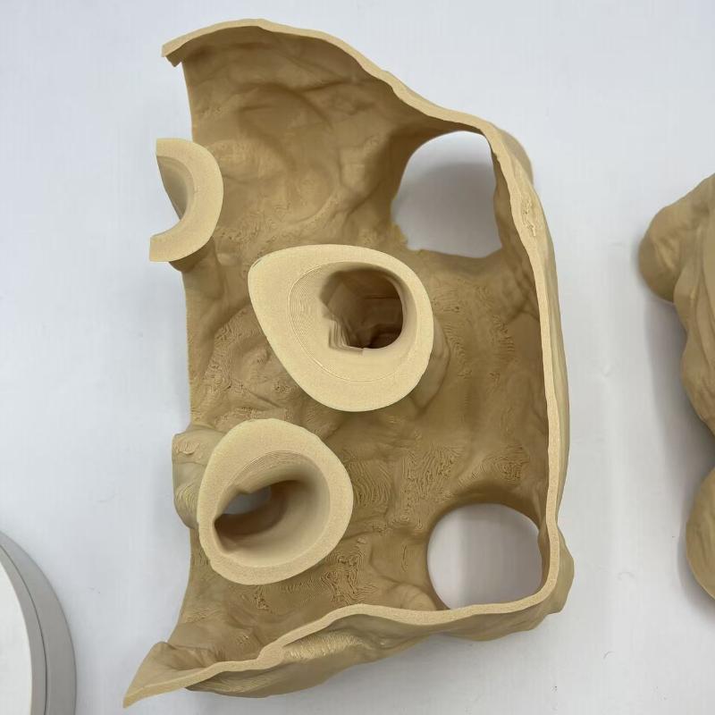 1Pcs 3D Print Natural Curve Under Gravel Tunnel Cave Aquarium Decor Fish Tank Underground Cave For Fish Reptile Shelter