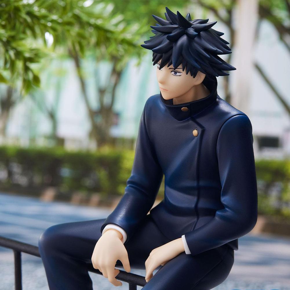 Anime JJK Figure Fushiguro Megumi Sitting Pose Action Figure Okkotsu Yuta Figure PVC Model Collection Anime Figure Toy Fans Gift