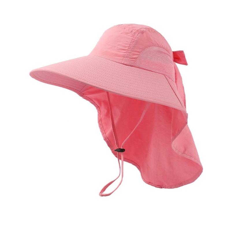 Unisex Fisherman Hat Neck Flap Bucket Hat For Girls Versatile Fashion Neck Flap Hat Bucket Hat Multiple Color