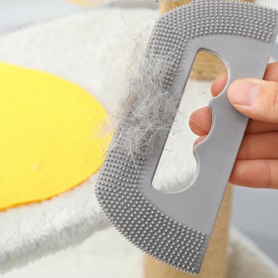 Yousheng 3Pcs Pet Hair Removal Tool Silicone Pet Fur Removal Tool Dog Cat Shedding Removal Lint Remover for Sofa Carpet Car Seats