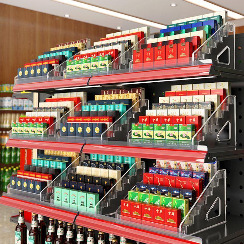Multifunktionellt displayställ för cigaretter, tuggummi & småsaker - Genomskinlig detaljhandelsförvaringslåda