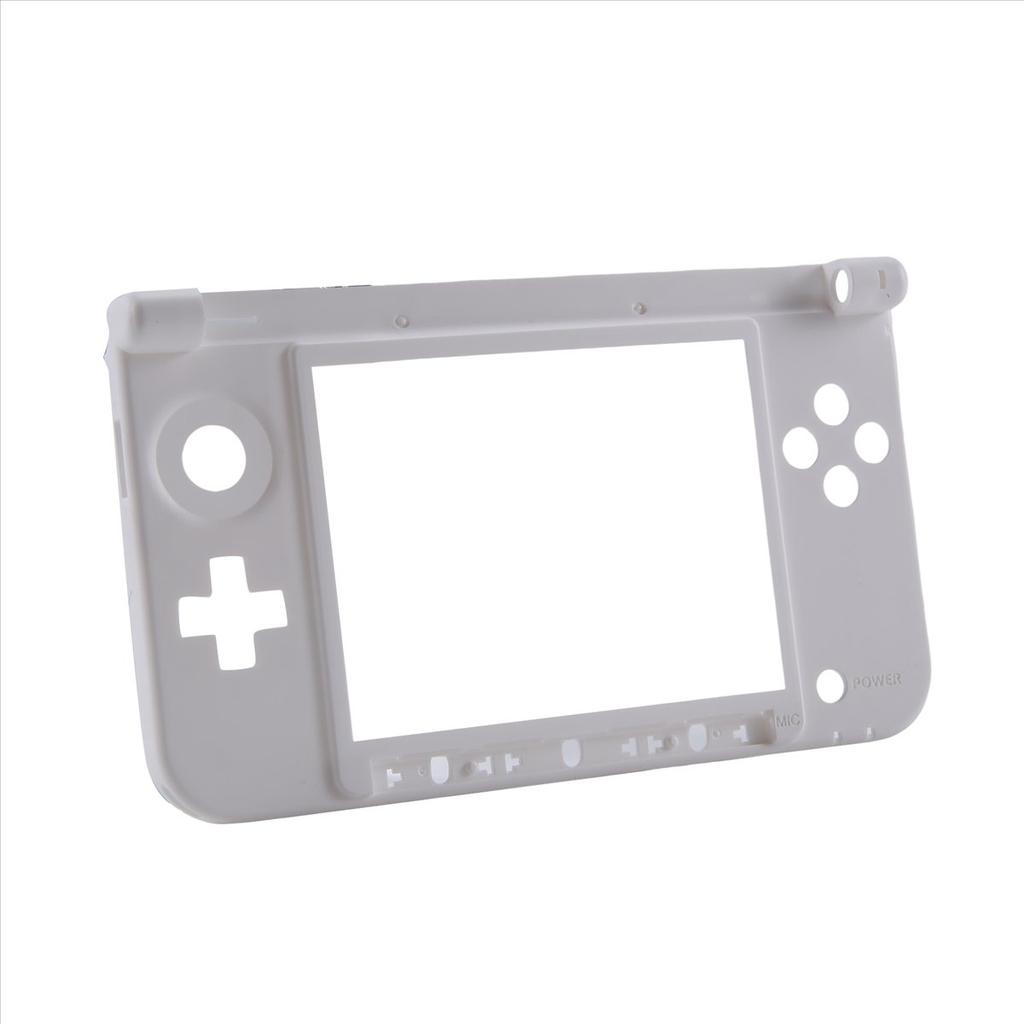 AS62 Middle Frame Replacement Housing Cover Case Bottom Console Cover for Nintendo 3Ds Xl/Ll Game Console Case White