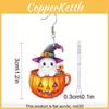 Ghost Themed Halloween Pumpkin Pot Pattern Women Acrylic Earrings For Festival