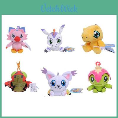 Adoráveis Brinquedos de Pelúcia Anime Digimon Adventure Para Crianças Apresentando Bonecas Macias e Confortáveis