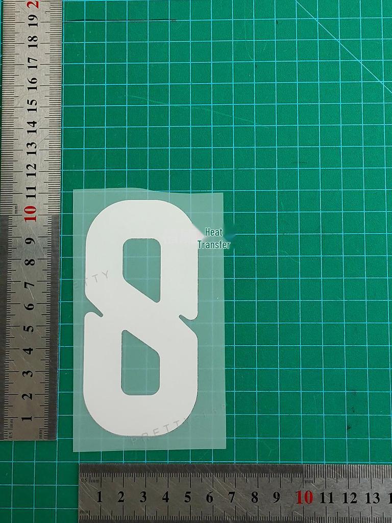 2026AD Adult White Home Game Jersey Heat Press Number Stickers