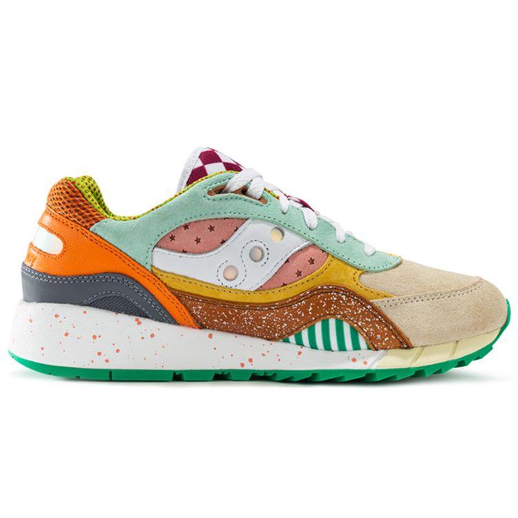 SAUCONY Shadow 6000 Limitovaná edice Klasická retro sportovní sada triček Unisex Teniska Vícebarevná S70595-1(S-BOX)