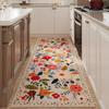 Runner Rug for Hallways Kitchen Machine Washable Carpets with Rubber Backing Soft Floral Rugs for Kitchen Decor Rugs for Bedroom