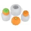 ABWR-Silicone Candle Mold Halloween Resin Mold Scented Candle Mold For Fall DIY Decoration Supplies Pumpkin