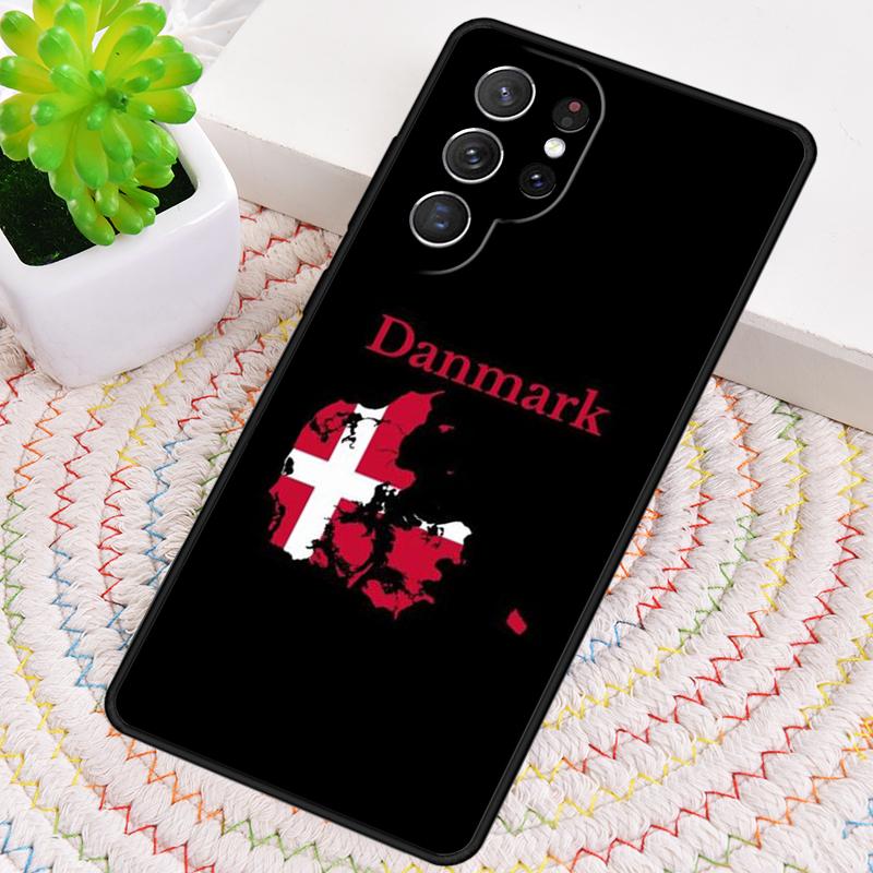 Dänemark Flagge Handyhülle für Samsung Galaxy note 10 pro S26 Ultra S23 S24 FE S25 S21 S22 PLUS stoßfest Hülle