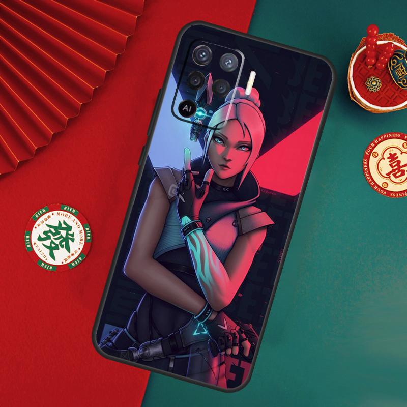 Valorant Game Case For Oppo A78 A98 A58 A38 A18 A54 A74 A94 A80 A60 A40 A96 A76 A16 A15 A17 A57 A5 A6 Pro