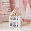 6pcs Rural House Resin Craft Kit, Hand Colored Creative Resin Crafts