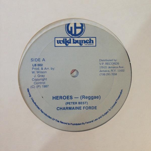 

12-дюймовая пластинка CHARMAINE FORDE Heroes LB002 Wild Bunch 1987 US Reggae Ska Dub Б/у