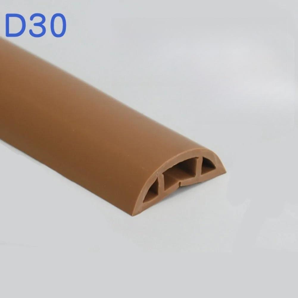 1PC 2M/78.74in  Wire Slot Wire Organizer  Extension Wiring Duct Protector Cord Protector Floor Cord Cover Power Cable Protector 2M
