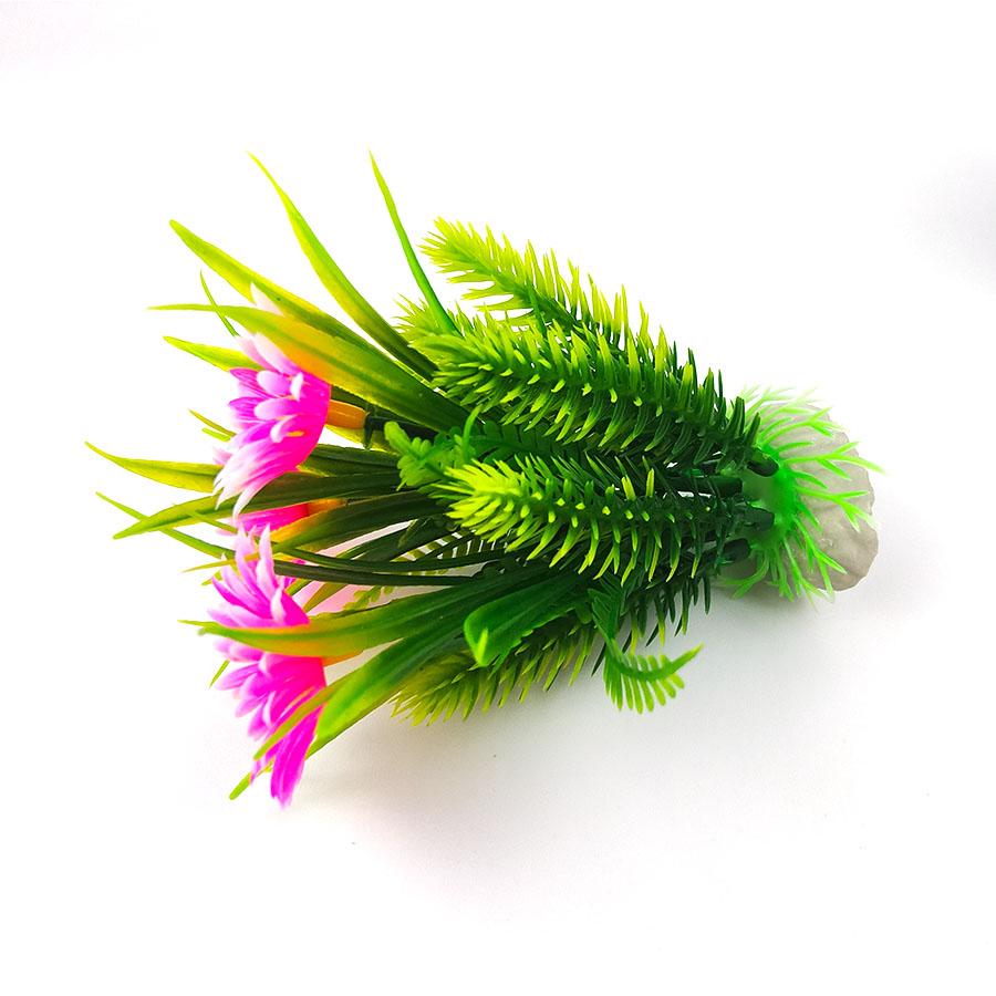 Ozdoba do akvária Simulace vodní trávy Plastové umělé akvarijní ryby Rostlina pro dekoraci Pozadí Rostliny