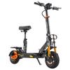 TWOFISH V5 MAX Electric Scooter with Seat, 800W Motor, 48V 18Ah Battery, Front 11 Inch & Rear 10 Inch Tires