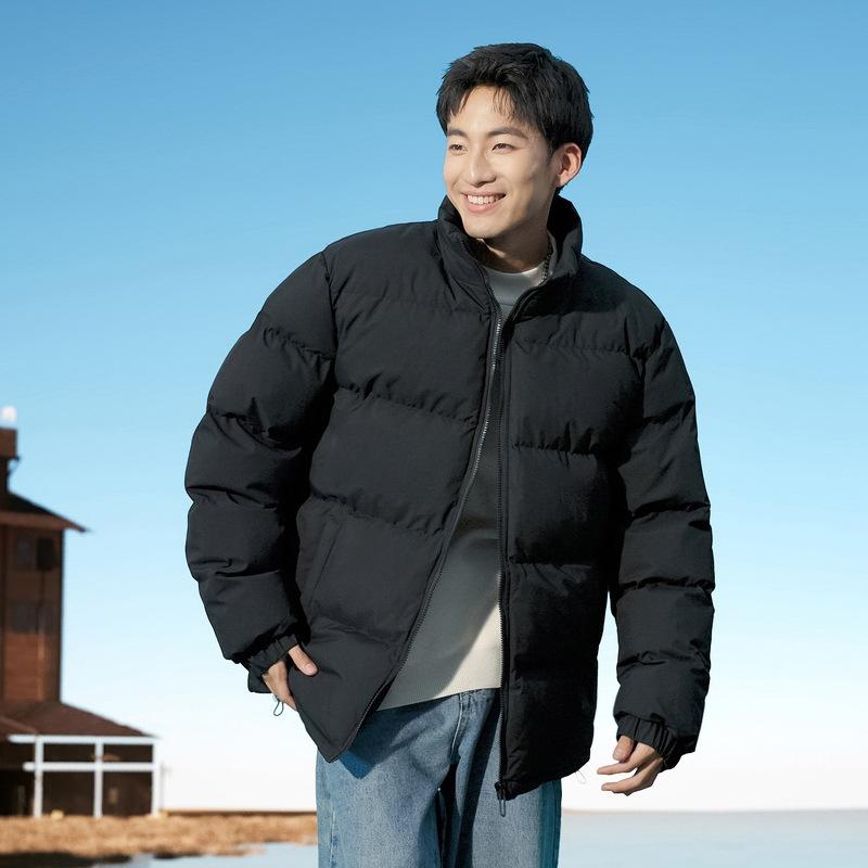 

Мужские пальто, куртки, мужские утепленные хлопковые пальто, свободные и универсальные, воротник-стойка, теплые и холодные хлопковые пальто 3XL