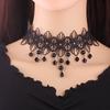 Lace Choker Necklace for Women - Versatile Clavicle Chain with Fake Collar Accessory