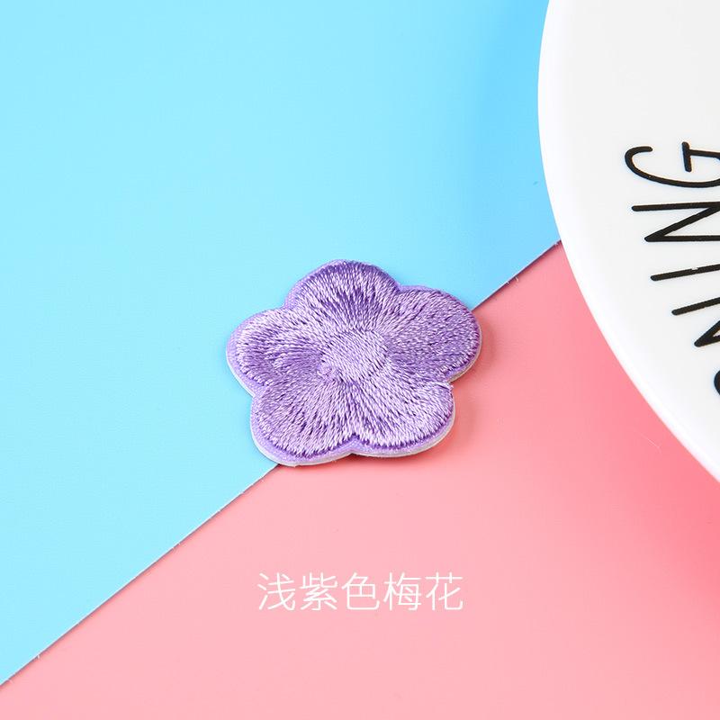 Three Love Flower Cloth Sticker Chinese Style Embroidery Patch Sticker Clothes Down Jacket Pants Holes Self-Adhesive No Traces Repair Subsidy