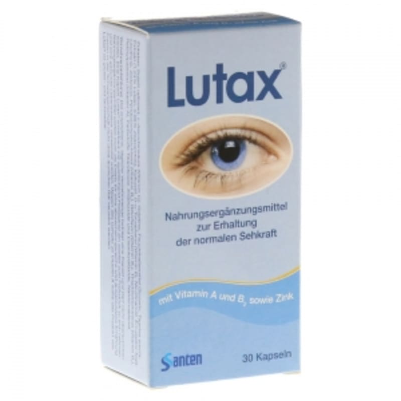 

Lutax 100 mg Lutein 30 Capsules