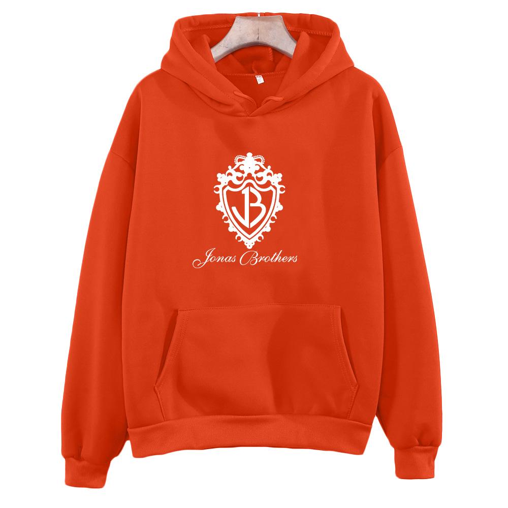 Jonas Brothers Classic Logo Hoodies Graphic Print Sweatshirts Men Women Long Sleeve with Hooded Pullovers Fashion Tops