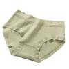 5pcs Solid Color Mid Waist Panties Underwear Women's Underpants Comfortable Seamless Briefs  Girl