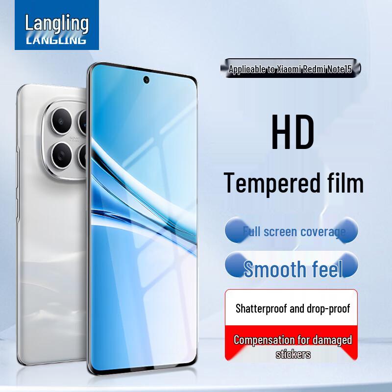 Langling Tempered Glass Screen & Lens Protectors for Redmi/Xiaomi Phones