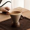Coarse Pottery Coffee Mug with Base American Style Ceramic Tea Coffee Cups for Coffee Tea Latte Milkshake