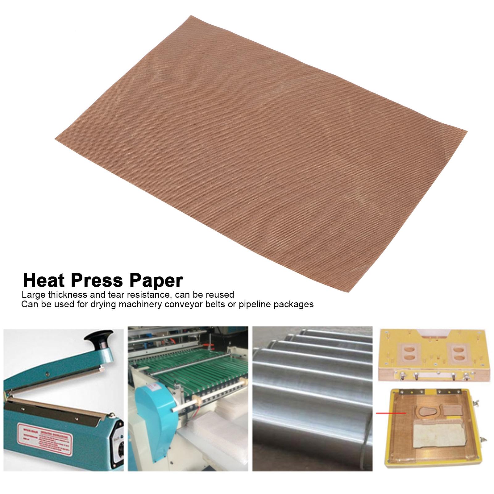 Feuille PTFE Papier Antiadhésif Verre Presse à Chaud Tissu Haute Température 100 x 100cm