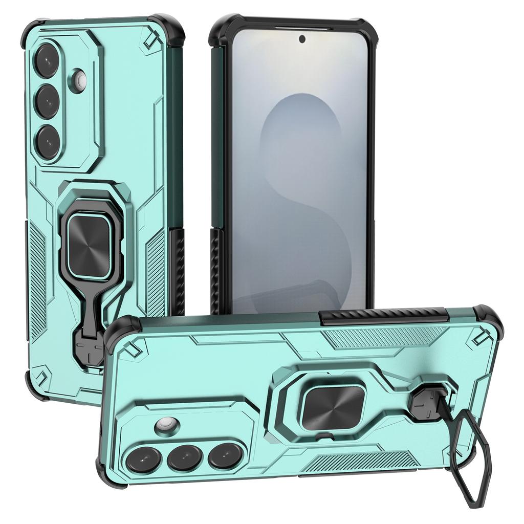 For Samsung Galaxy S26/S26 Pro Case Rotatable Ring Kickstand PC + TPU Shockproof Phone Cover