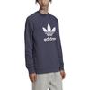 Adidas Originals Sweatshirts Men's Navy Blue Crew Neck Moderate HE9490
