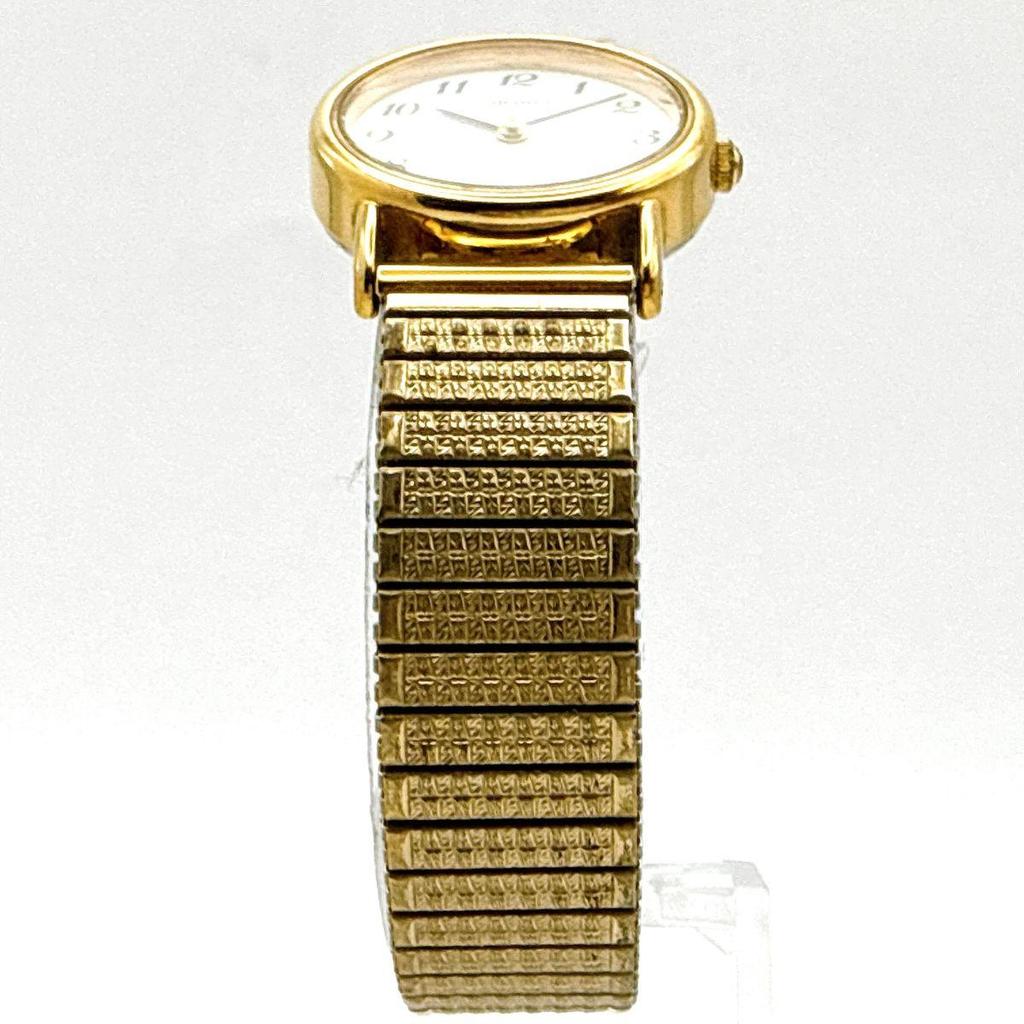 Used C143 [Vintage, Battery Replaced] SEIKO Gold-Tone Round Case Breguet Numerals Ladies Watch