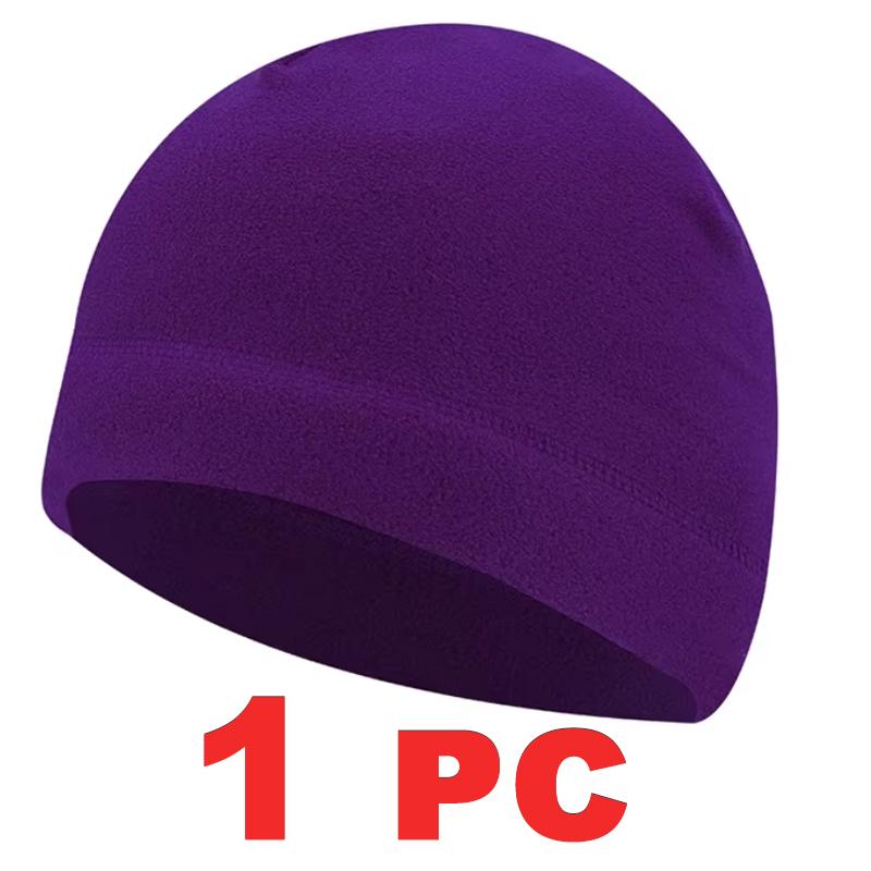 Fleece Warm Hat Winter Cap Men Women Outdoor Sports Skiing Cycling Hat Windproof Soft Beanie Cap Male Lady Autumn Winter Hats
