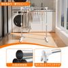 Adjustable Foldable Indoor Clothes Drying Rack with Adjustable Height Up and and Adjustable Width Left and for Compact Multifunctional Towel Rack and