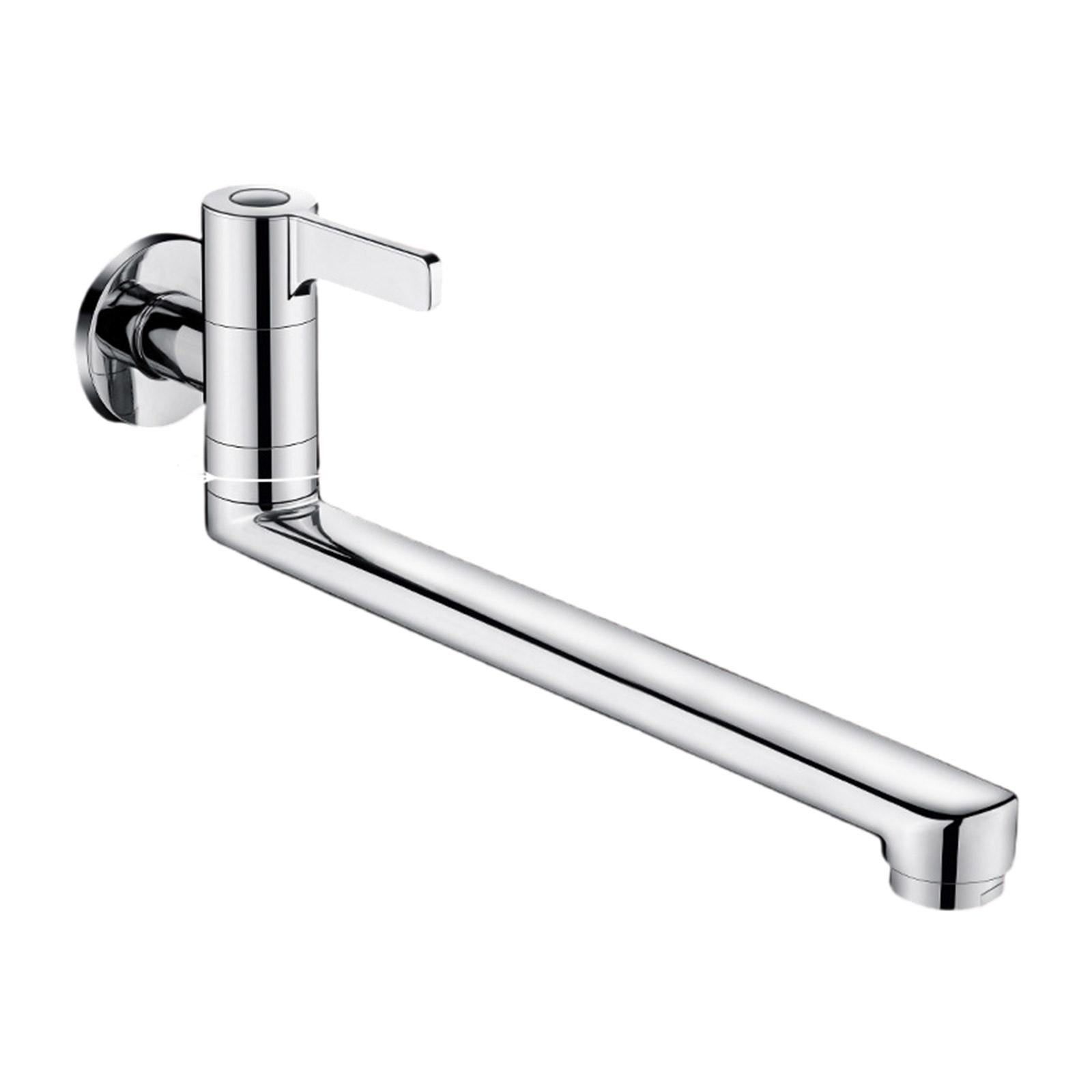 

Прочные латунные материалы Настенный смеситель для холодной воды Аксессуар для кухни и ванной комнаты с удлиненным дизайном C