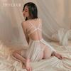 Erotic Lingerie Women's Lace Backless Seduction Bow Sexy Pajamas Bed Passion Suit