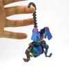 Stampa 3D Scimmia Artigianato Figura Multi-articolato Mobile Divertente Astratto Per Casa Scrivania Decorazione Statua Animali Bambini Regalo Unico
