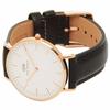 Daniel Wellington Classic 36mm Unisex Quartz Watch, Black, for Men and Women, DW00600036 (2)