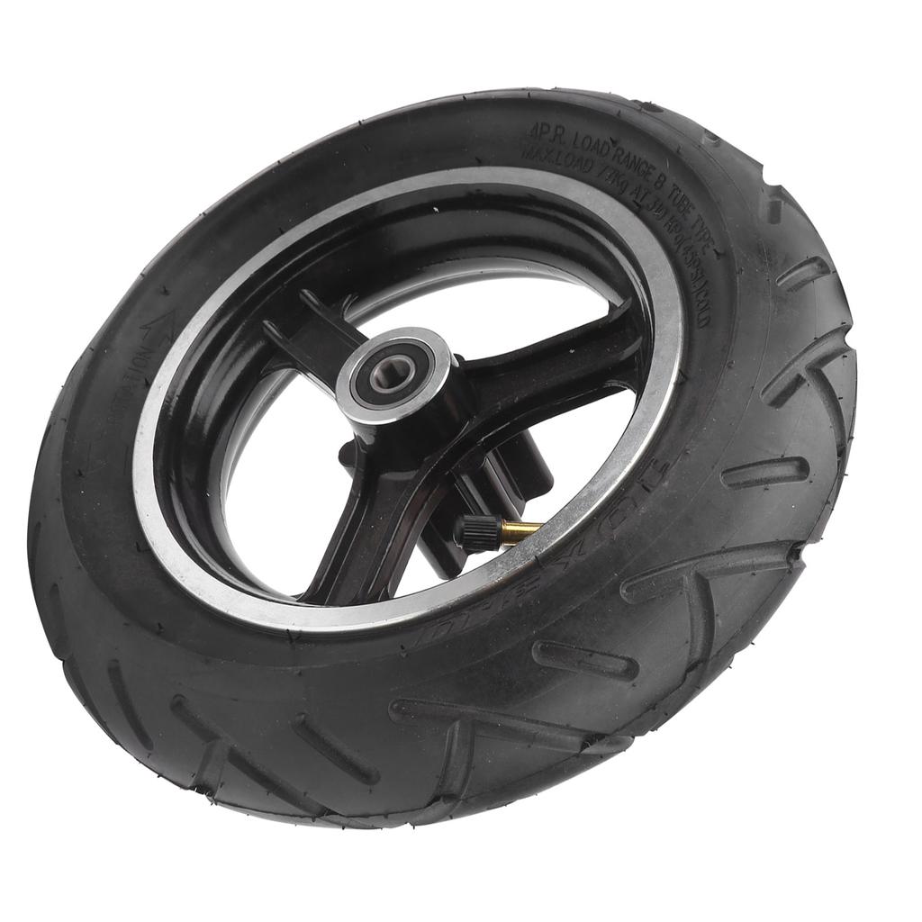 10 X 3in Electric Scooter Tyre Inflatable Natural Rubber Damping Effect with Hub Outer Inner Tire