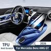TPU Trasparente Per Mercedes Benz AMG GT 2026 Console Centrale Auto Cruscotto Media Navigazione Pellicola Interna Protettiva Anti-graffio