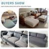 Jacquard Luxury Sofa Covers Elastic Sectional Sofa Seat Case Solid Colors Couch Covers For Sofas Living Room Chaise Lounge Pets