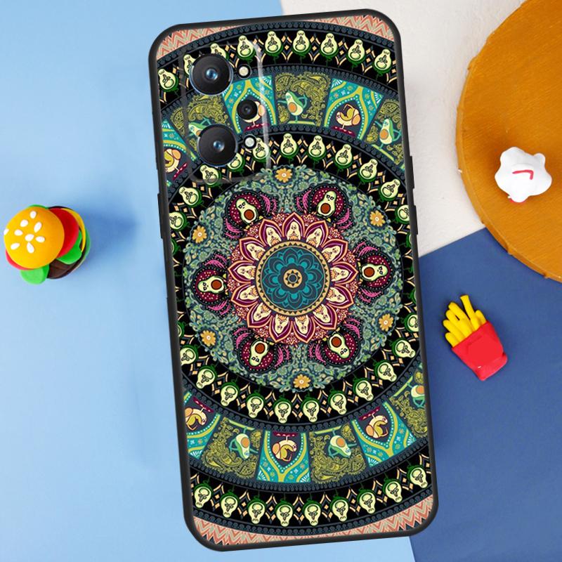 Avocado Yoga Funny Pattern For Realme GT7 Pro GT 6T 6 5 C67 C61 C55 C53 C51 C21Y C25S C75 10 11 12 13 14 Pro Plus Case