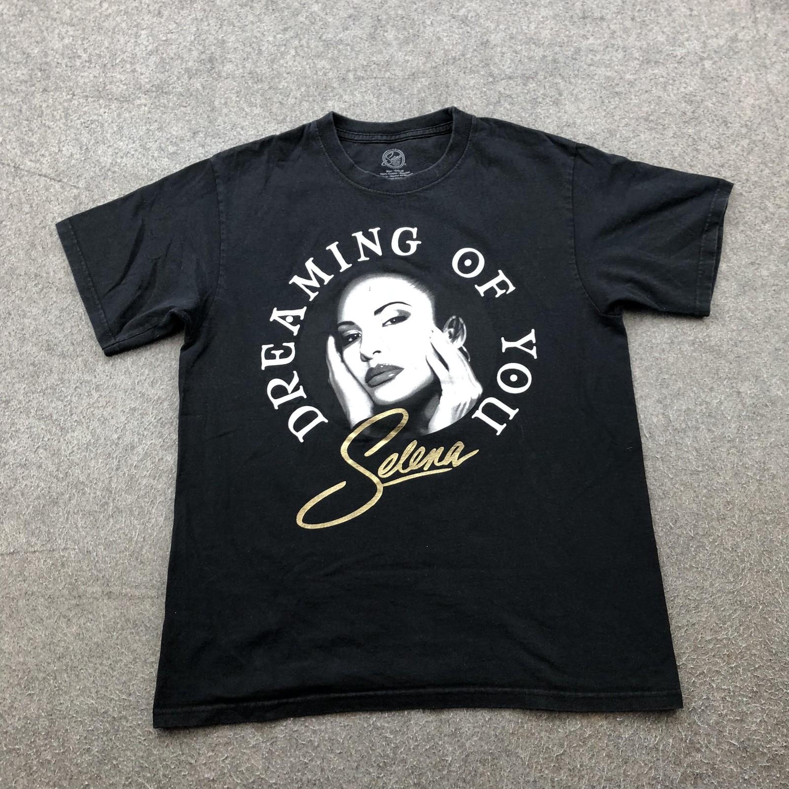 Selena Shirt Mens Medium Black Graphic Tee Singer Music 2018 Dreaming Of You Unisex T-Shirt XL