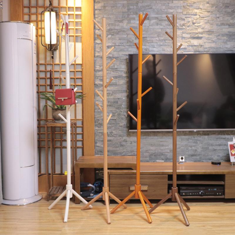 Solid Wood Clothes Rack for Living Room & Bedroom