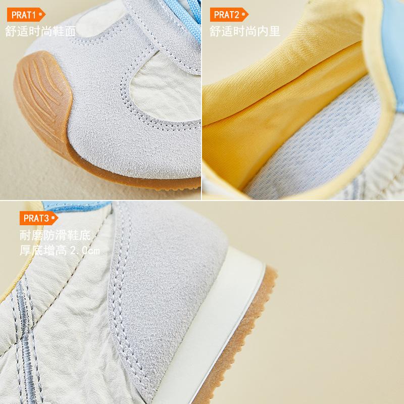 ins Korean version of the new lightweight retro German training white shoes female spring student flat casual shoes XFW1519