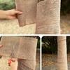 Solid Color Burlap Rolls, DIY Handmade Christmas Wedding Craft Burlap Strips, Coarse Burlap Wrapped Plant Bandages