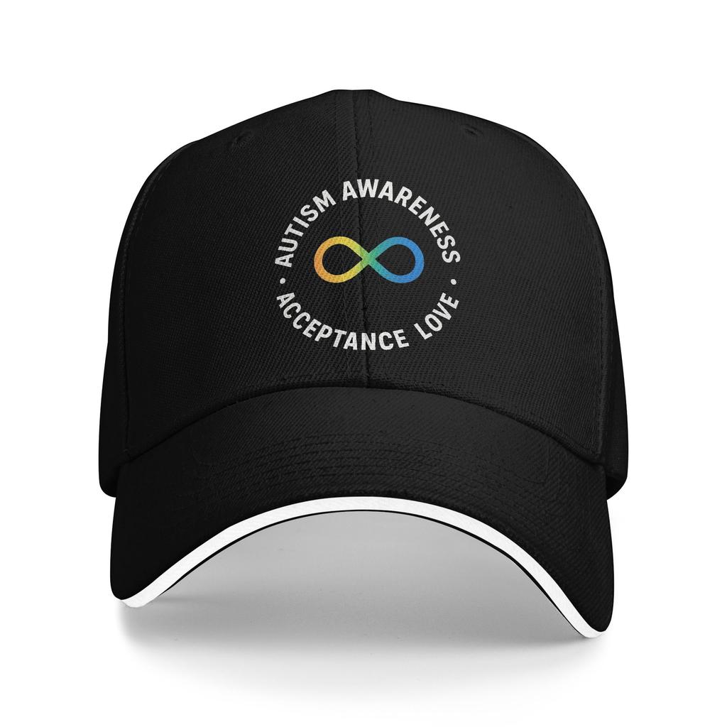 Autism Awareness Respect Love Support Merch Unisex Women Baseball Caps Trucker Hat Retro Daily Headwear Adjustable Snapback Hat
